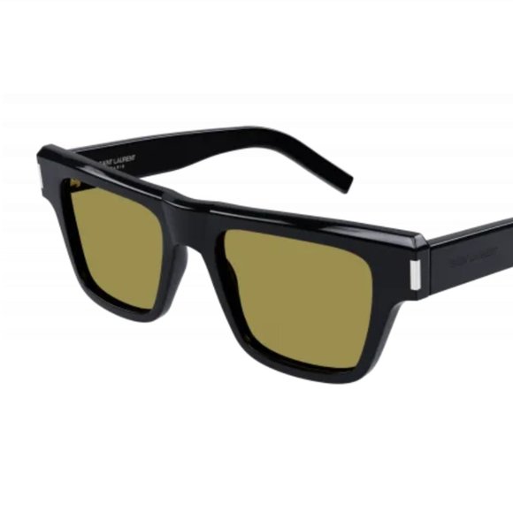 Saint Laurent SL 469 Sunglasses Rectangular Frame Black - Picture 1 of 8